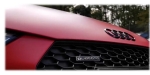 Audi R8 II (4S) Front Ringe Emblem BLACK EDITION